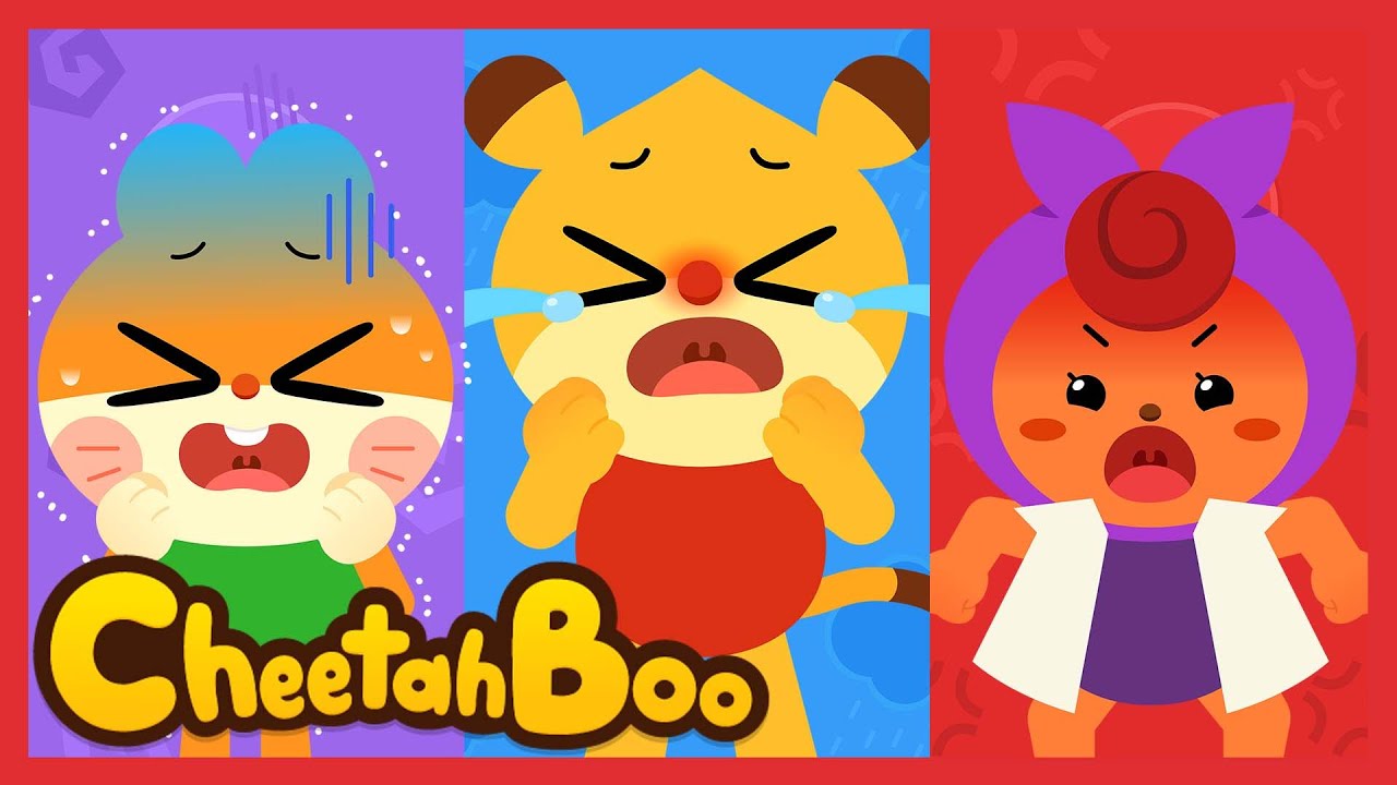 [🎉New] I'm really scared! | Emotions song | Good Habits & Animals | Nursery rhymes | 