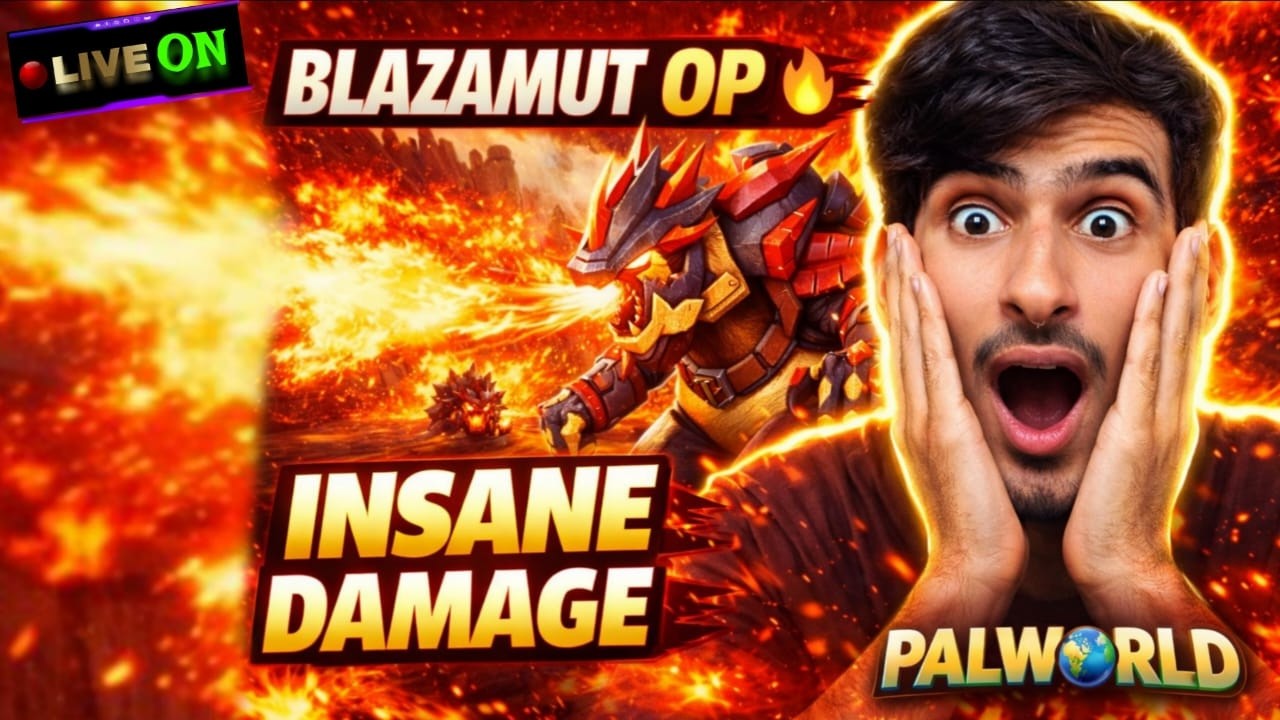 🔥 Blazamut Ultimate Damage Build | Palworld #8 Hindi Gameplay