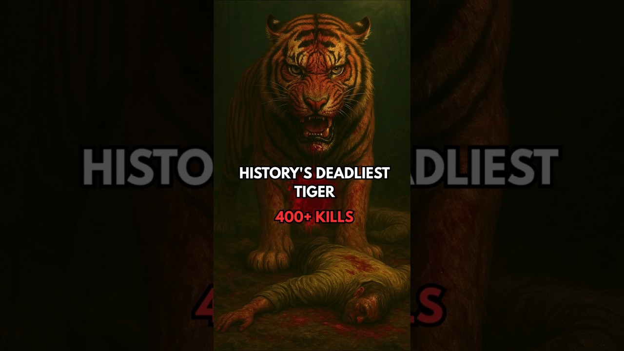 The Deadliest Tiger in History: The Champawat Tiger  #tiger #shorts #hunting
