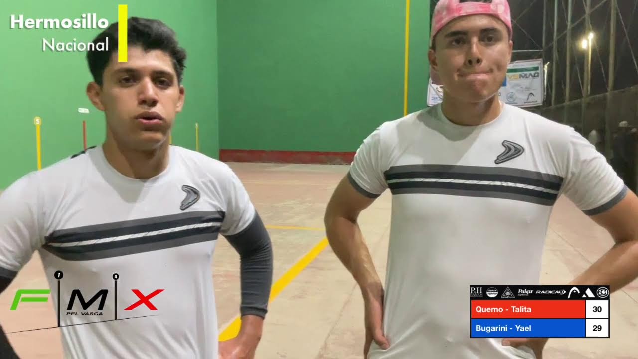 Torneo Nacional de Frontenis Hermosillo, Sonora 2024. Final Dobles  Quemo - Talita vs Bugarini - Yae