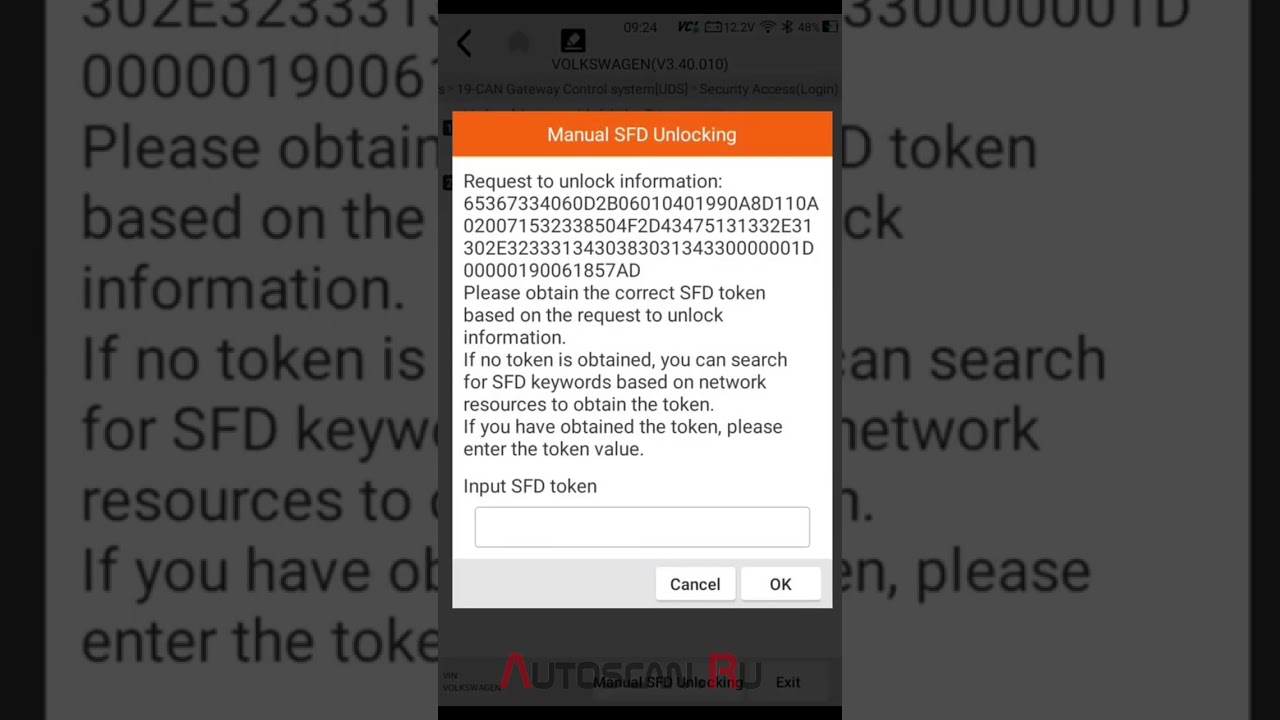 Foxwell: Получение  SFD токенов для автомобилей VAG #Foxwell #SFD #VAG