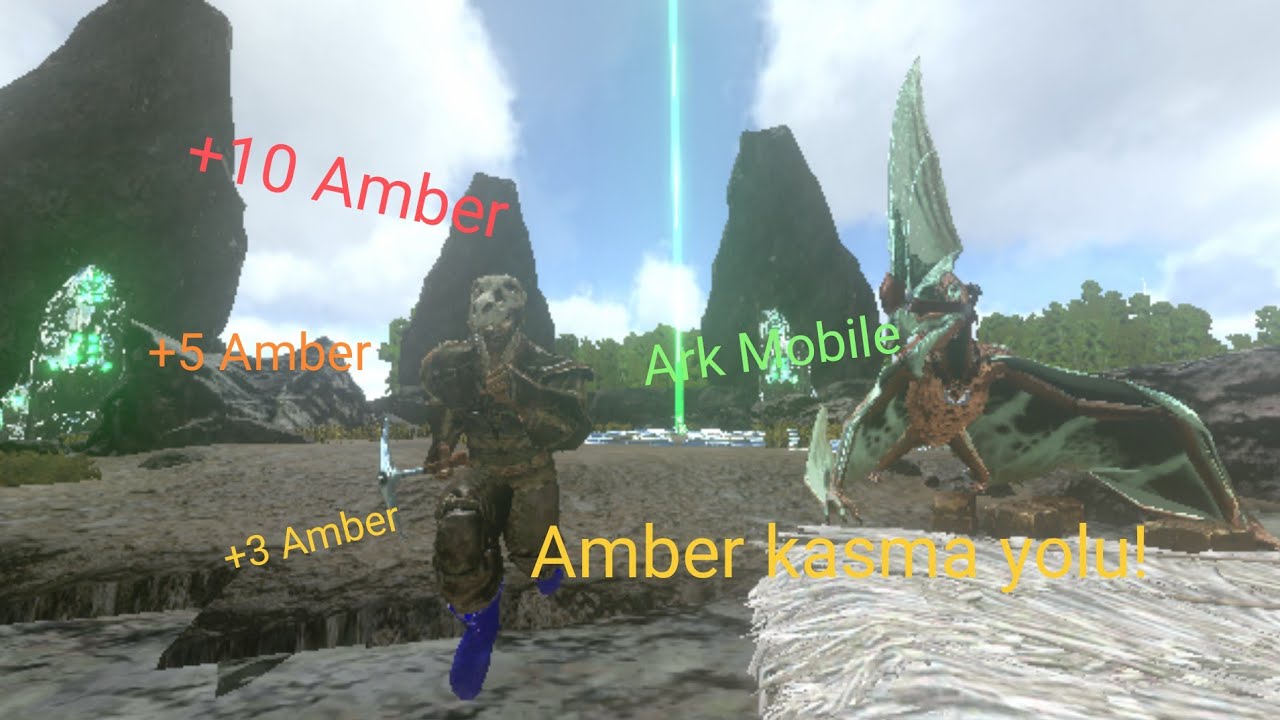 Ark Mobile | Amber Kasmanın 7 Farklı yolu! | MAX Level Rex?