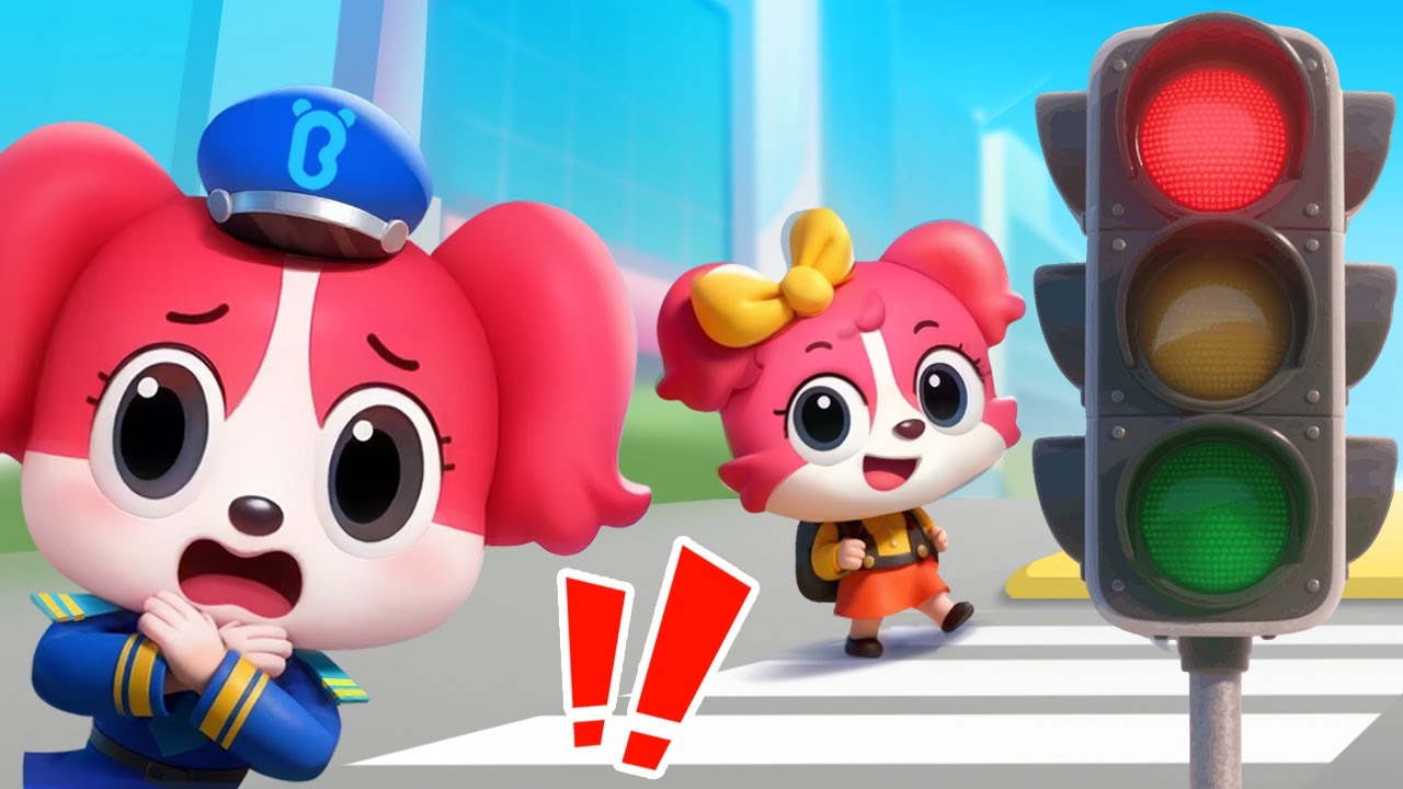 Going to School By Myself | Safety Rules | Kids Cartoons | Sheriff Labrador | BabyBus TV