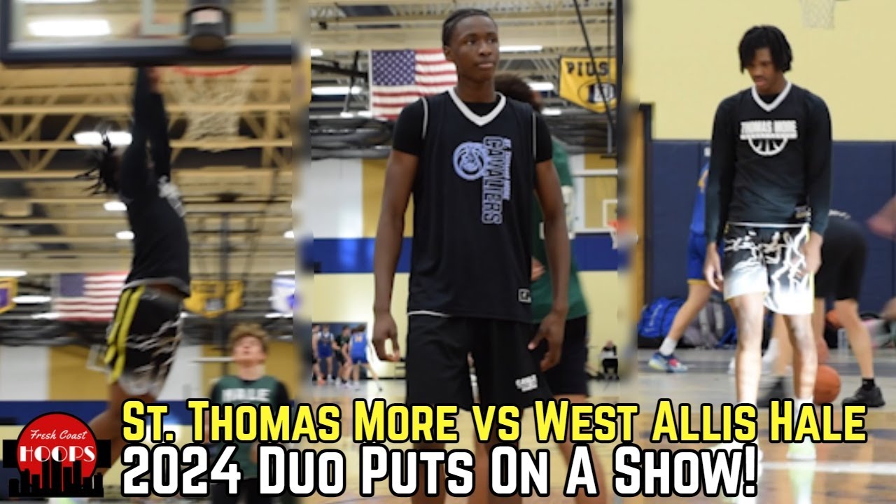 St. Thomas More Puts On A Show vs West Allis Hale! Amari McCottry Poster!