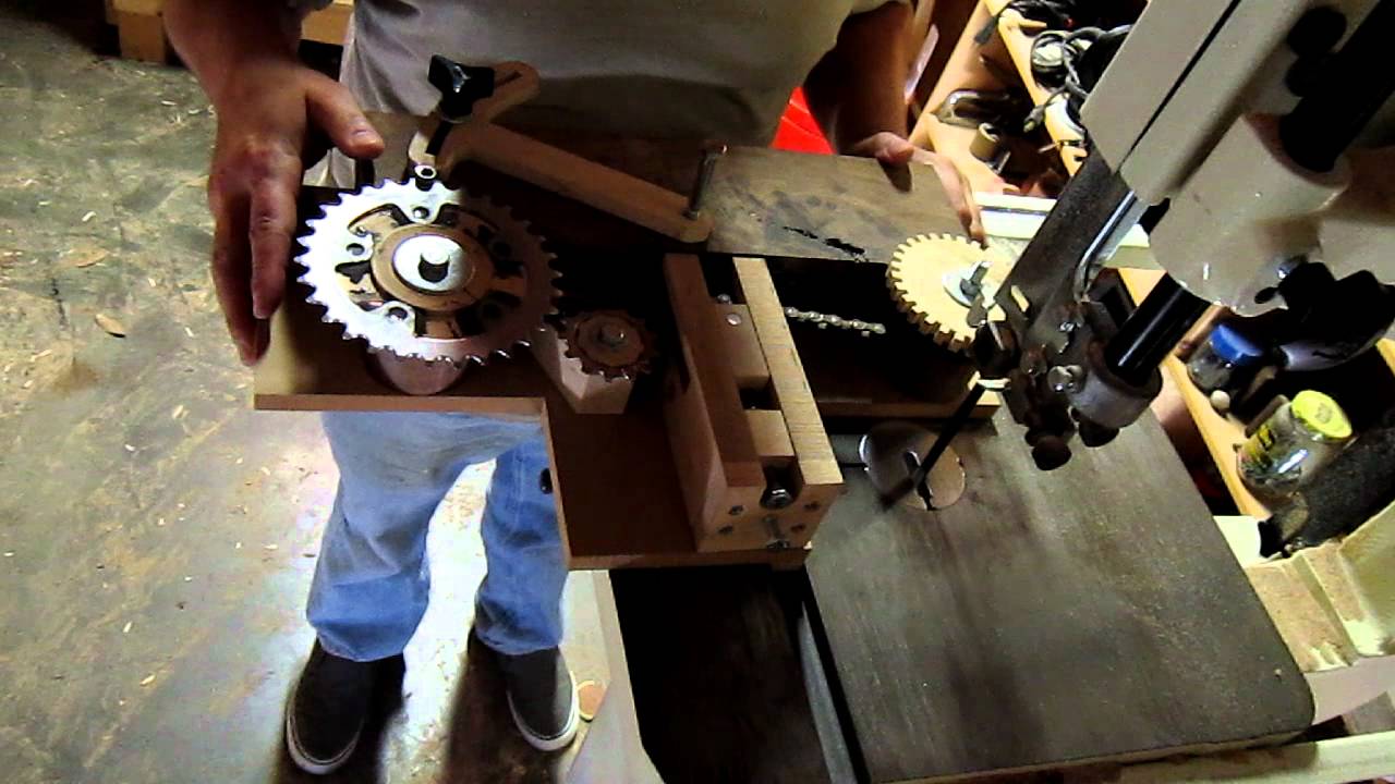 gear cutting jig demo