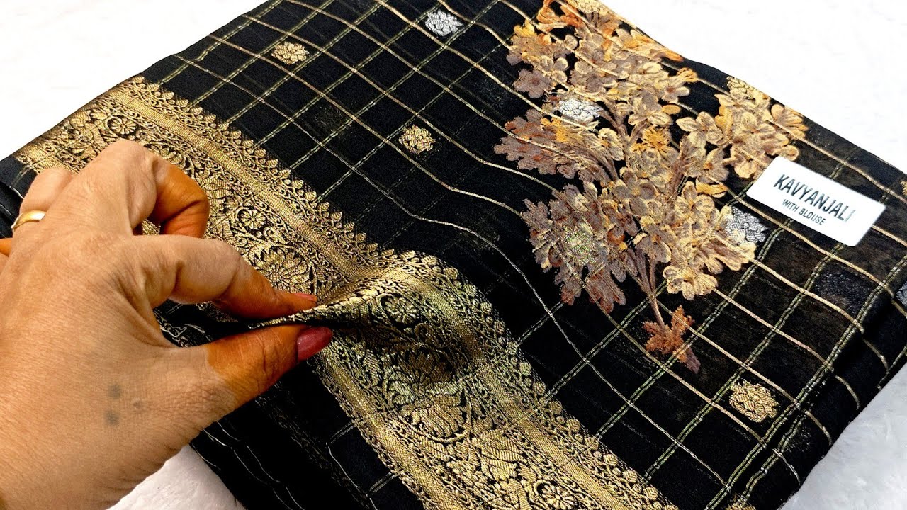 🌹 latest pure chinnan crape silk & tussar silk sarees collection 🌹#trending #new #sarees #online 