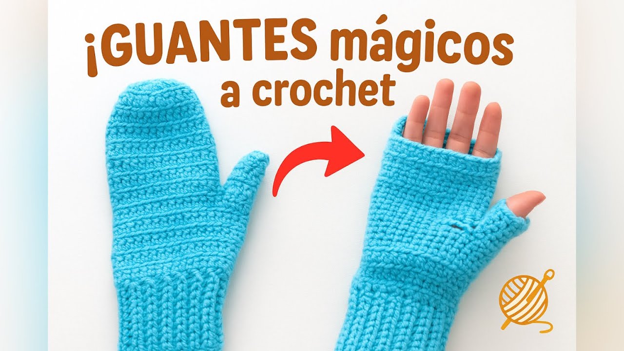 Manoplas Argentina 🩵 crochet paso a paso