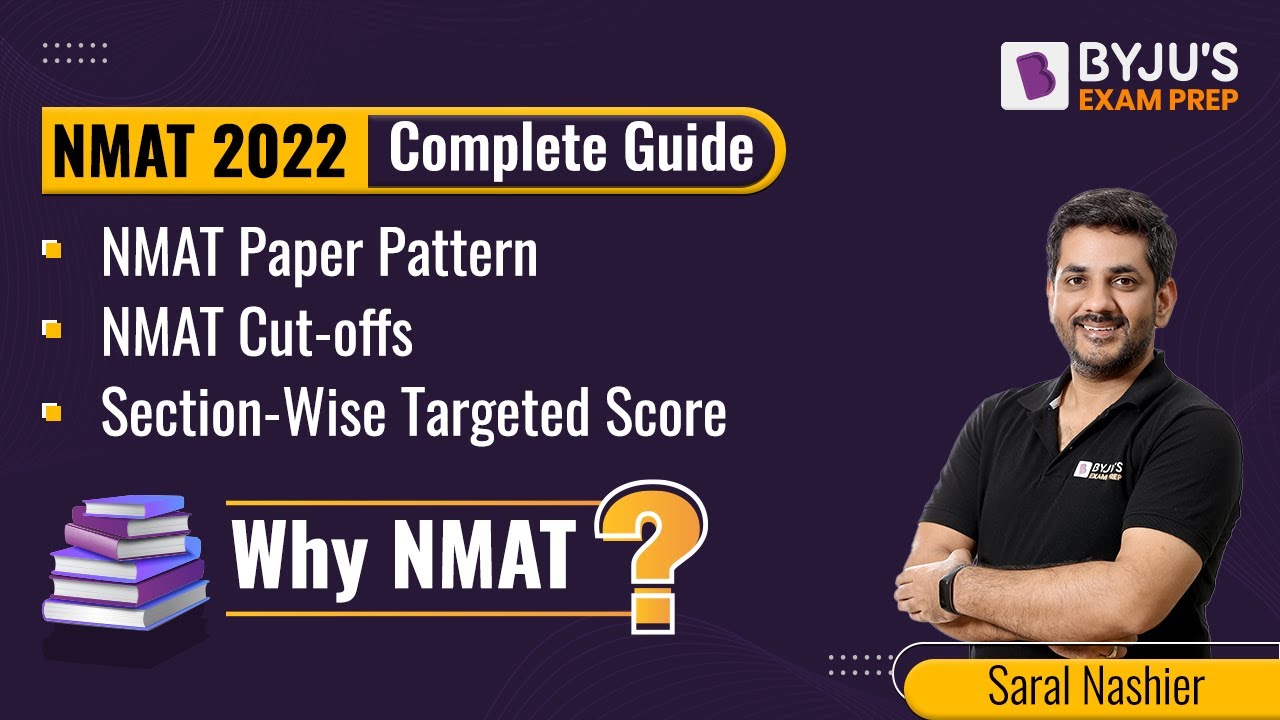 Why NMAT 2022? | Know NMAT Paper Pattern, NMAT Cut-Offs & Section-Wise Targeted Score | BYJU'S