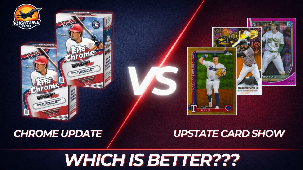 Retail vs Card Show - Rip Wars Episode 1 - Flightline Cards #sportscards #baseballcards