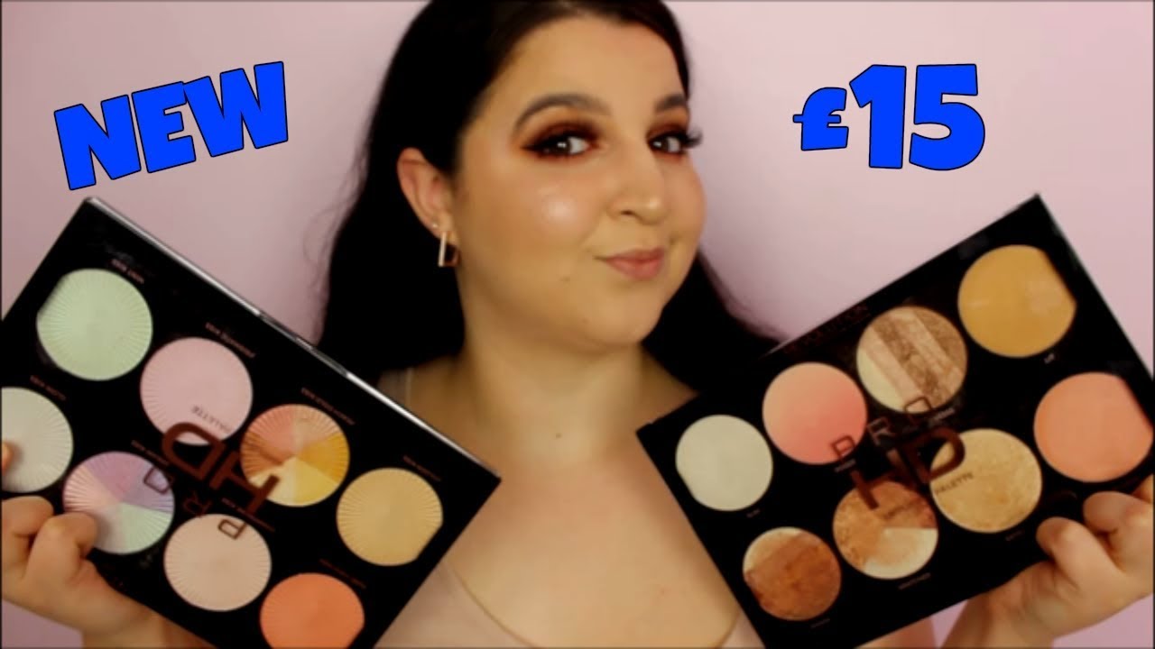 New Makeup Revolution highlighting Palettes