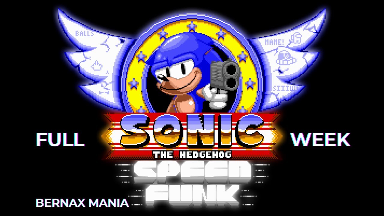 Friday Night Funkin-Sonic Speed Funk Full week + mec&aacute;nicas/Hard