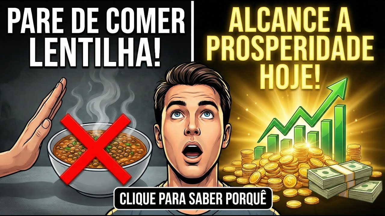 PROSPERIDADE - NÃO É COMER LENTILHA NO ÚLTIMO DIA NO ANO, É MUITO MAIS QUE ISSO. ENTENDA
