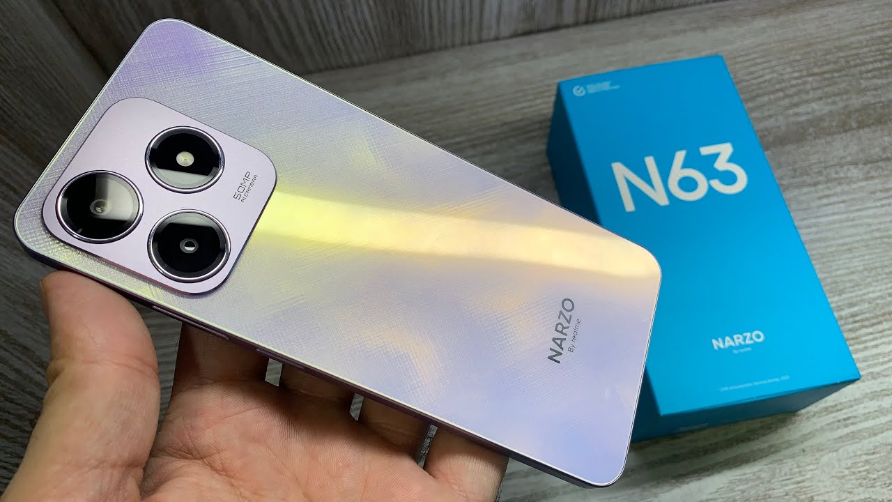 Realme Narzo N63 - Unboxing 🔥| 45w fast charger ⚡️| 8gb ram 🚀 | Rs 7990 | 50mp Dual 📸 | Budget king