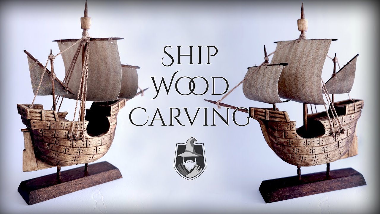 Intaglio Legno Nave ⚓ Ship Wood Carving