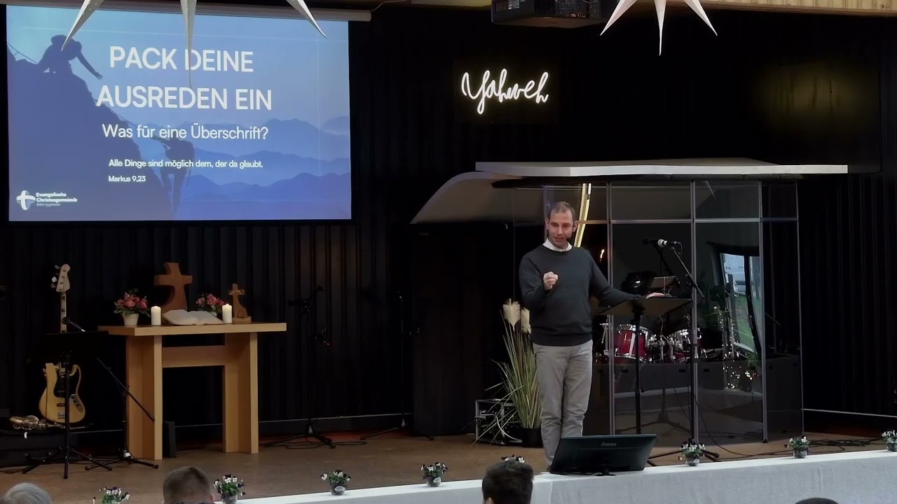 Glaube = Risiko - Pack deine Ausrede ein