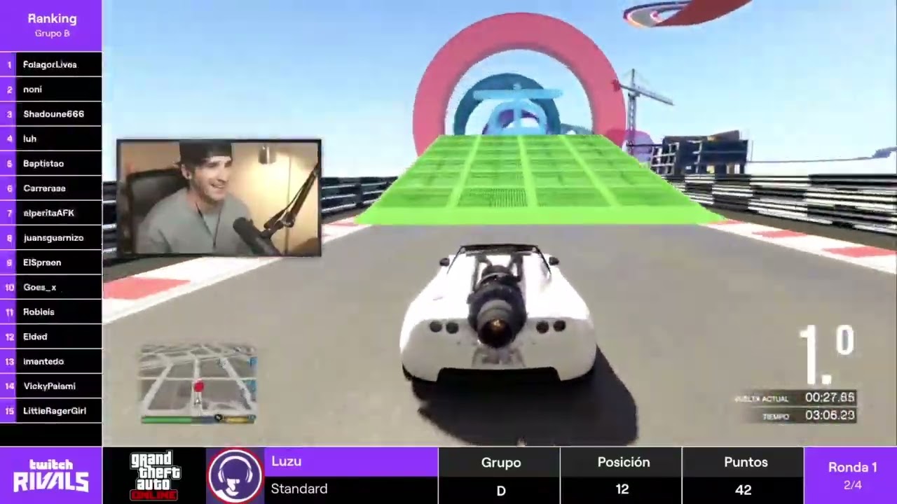 Twitch Rivals  Carreras GTA 5 Online SEGUNDA CARRERA