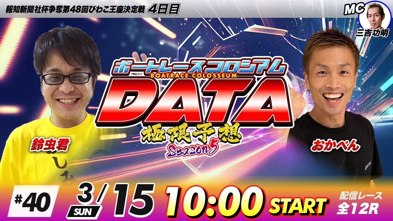 ボートレースコロシアムDATA | 鈴虫君VSおかぺん | 極限予想season5 #40