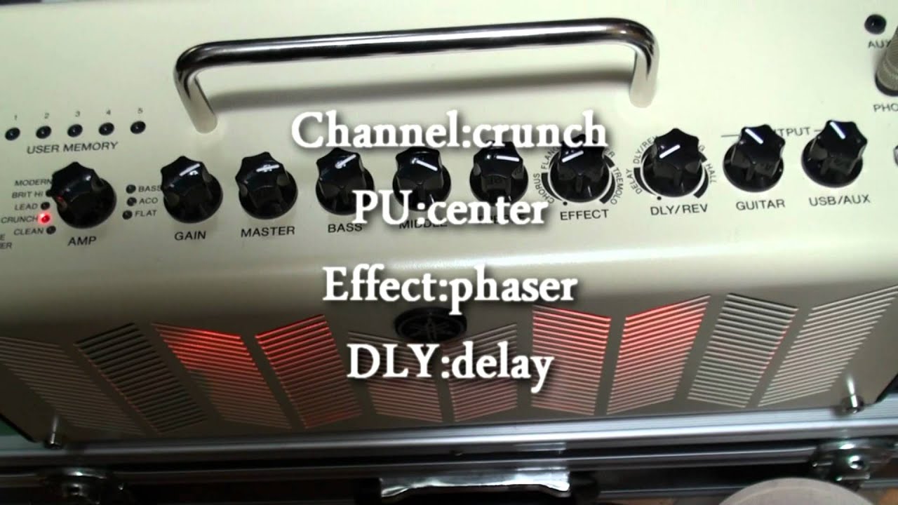 YAMAHA THR10-Demonstration each channel