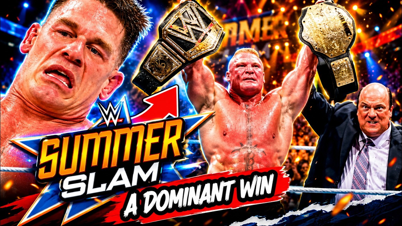WWE Summerslam 2014 Review: Brock Lesnar Massacres John Cena