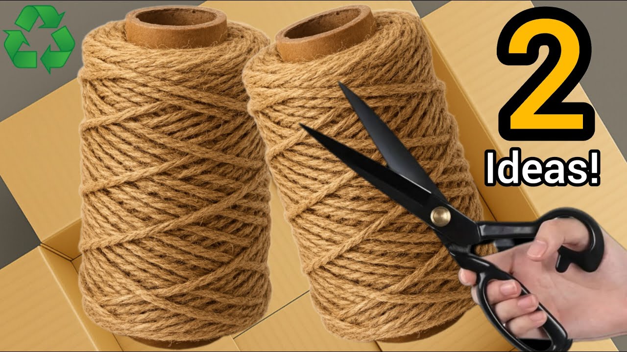 2 Amazing Jute Decoration and Organization Ideas/Ideas 2025