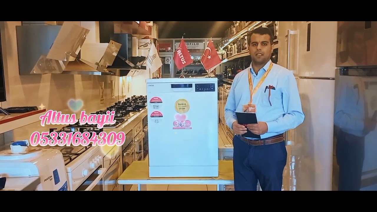 ALTUS AL 445 NX 5 programlı bulaşık makinesi incelemesi. #altus #beyazesya #bulaşıkmakinesi