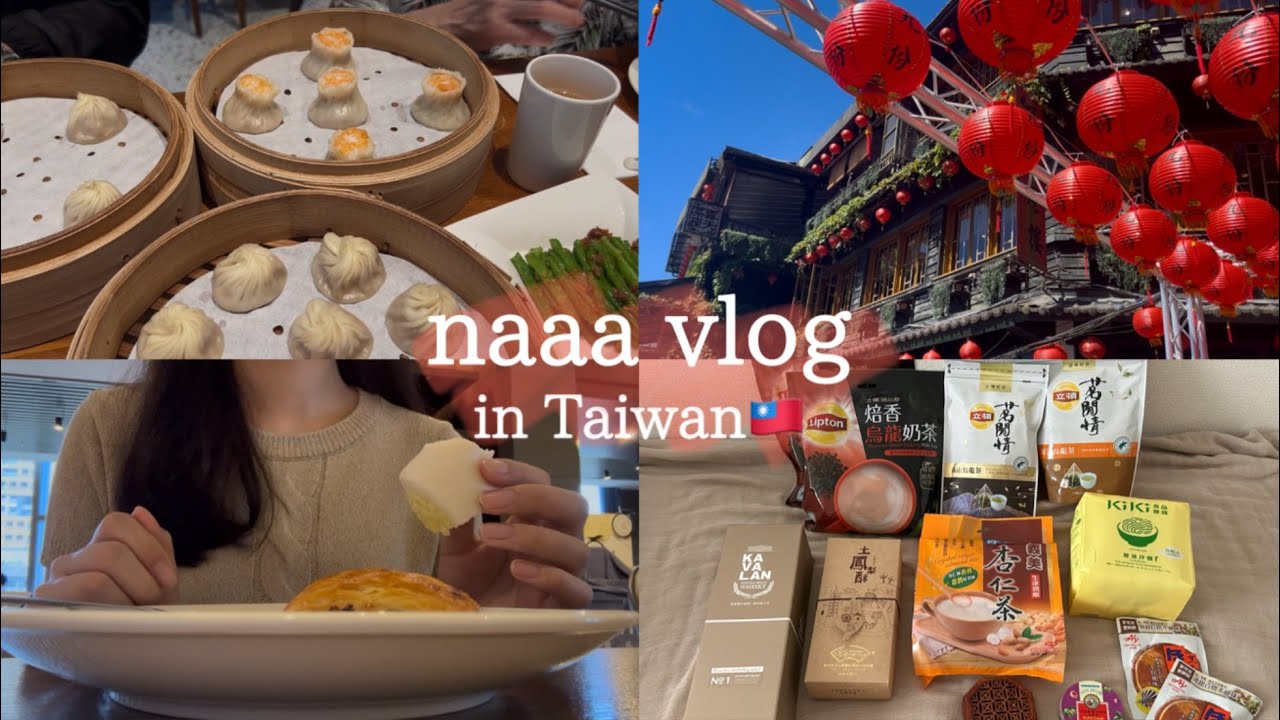 【旅行vlog】台湾2泊3日🇹🇼/台北.十分.九份🏮/ツアーの旅🚌/購入品紹介🥟