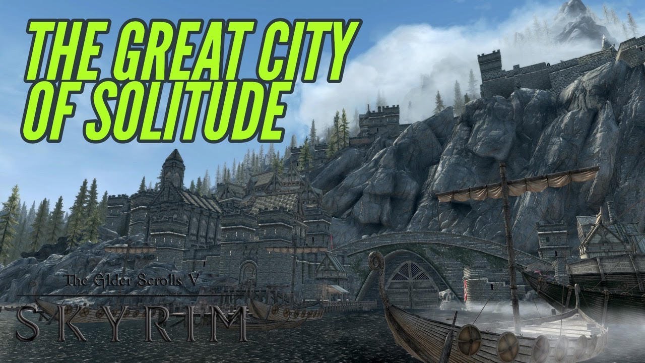 Skyrim PS4 Mods: The Great City of Solitude