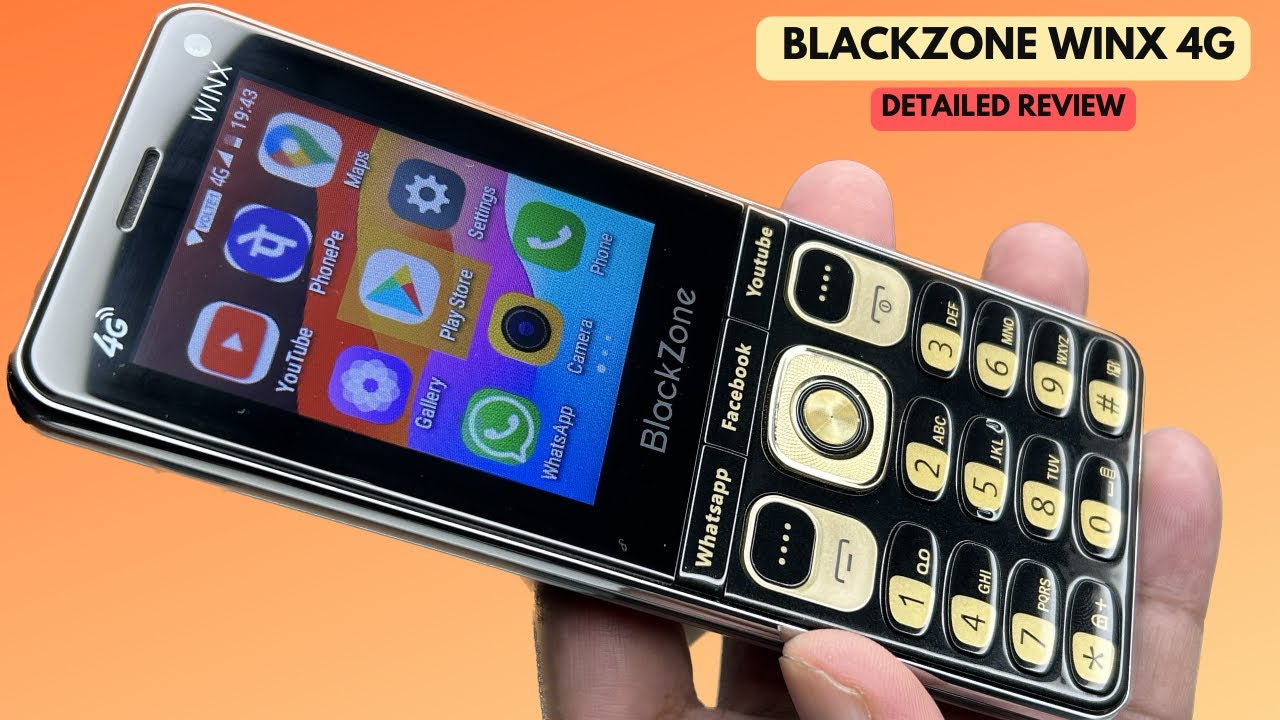 Detailed Review Blackzone Winx 4G || Winx 4g || Keypad Phone with WhatsApp & YouTube ll