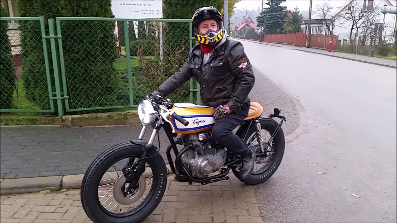 Honda CJ250T cafe racer, first ride