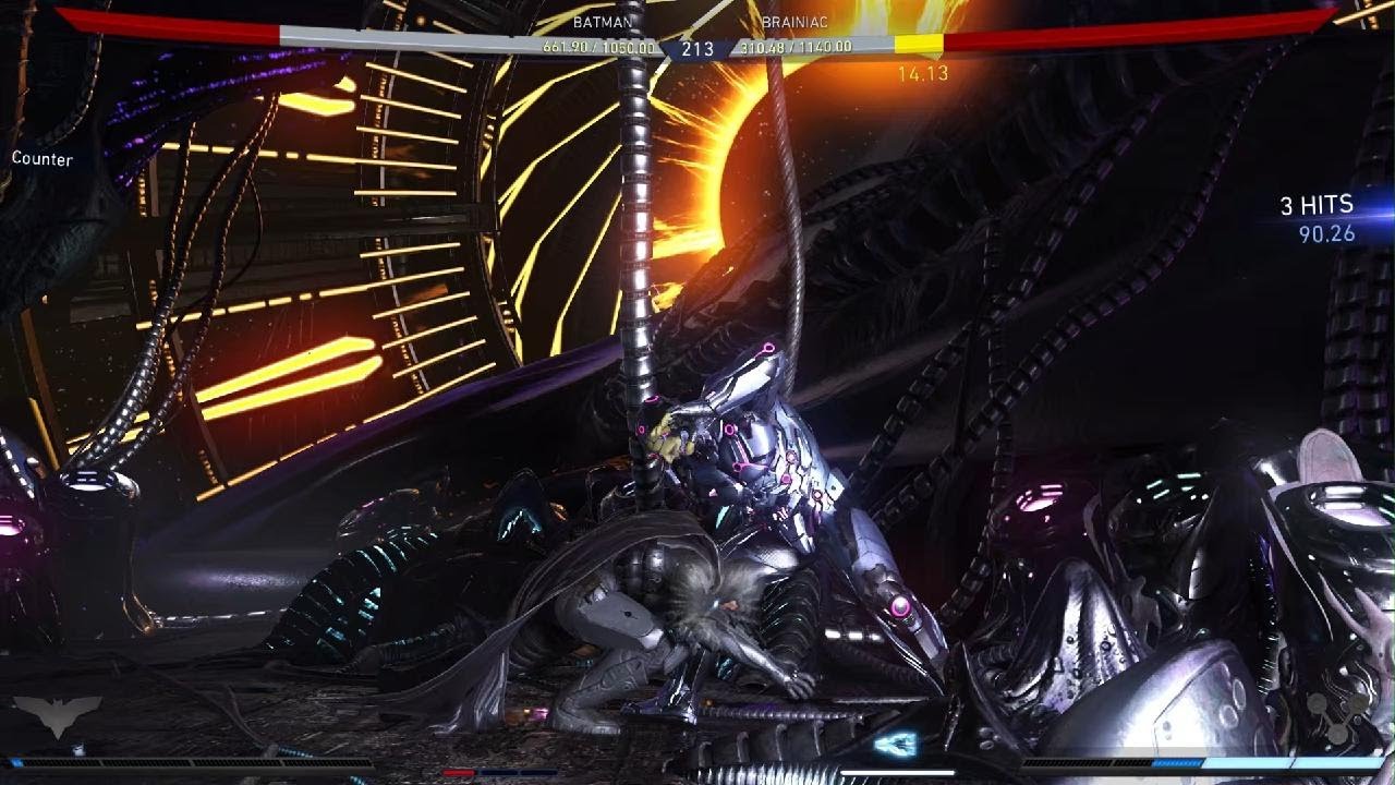 Beating braniac on very hard mode- Injustice 2