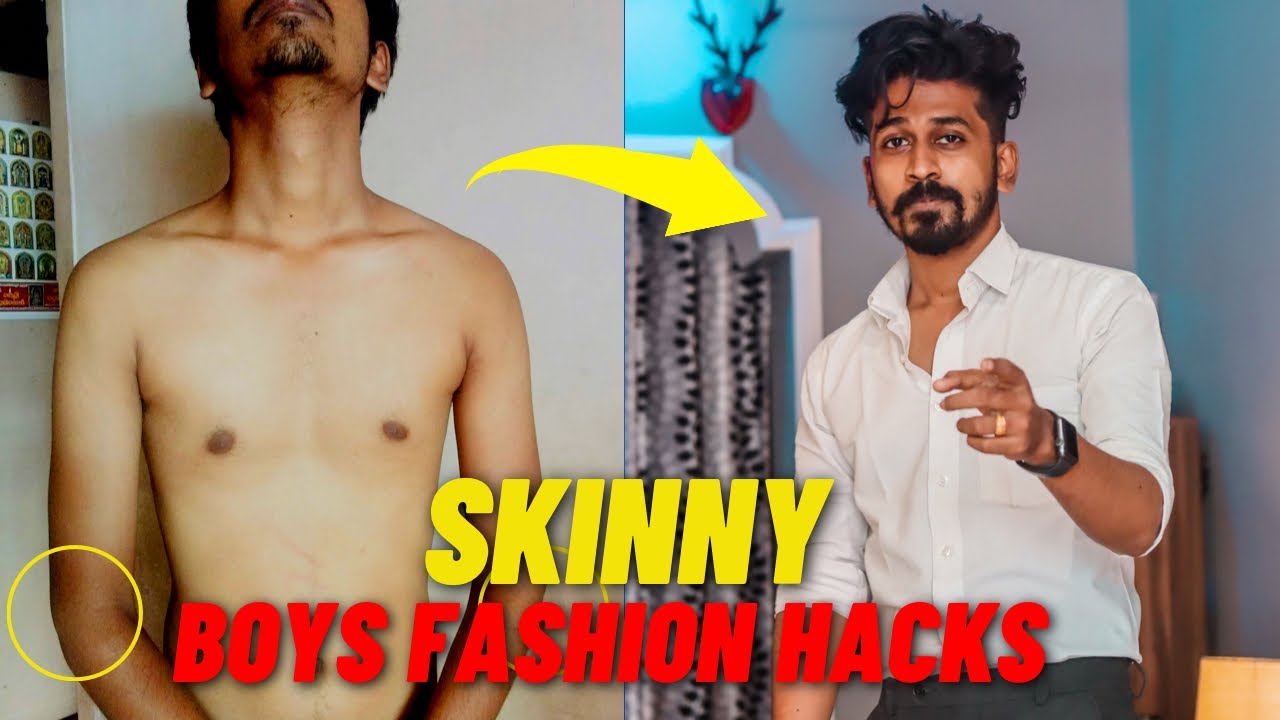 Skinny Guys To Look Bulk🔥 Fashion Hacks💯