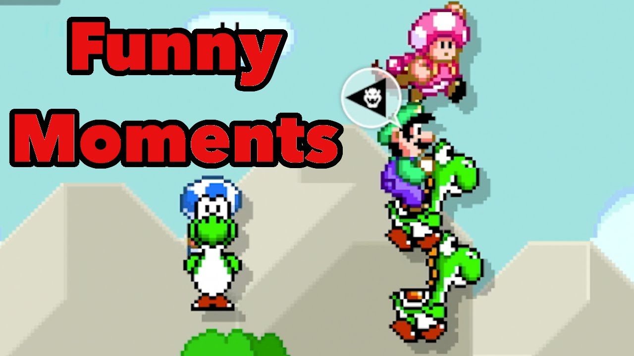 Мемы, эпические шутки, шутки и многое другое | Смешные моменты в Super Mario Maker 2