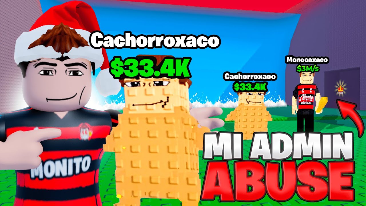 ADMIN ABUSE de MI PERSONAJE DE ROBLOX en ESCAPA del TSUNAMI