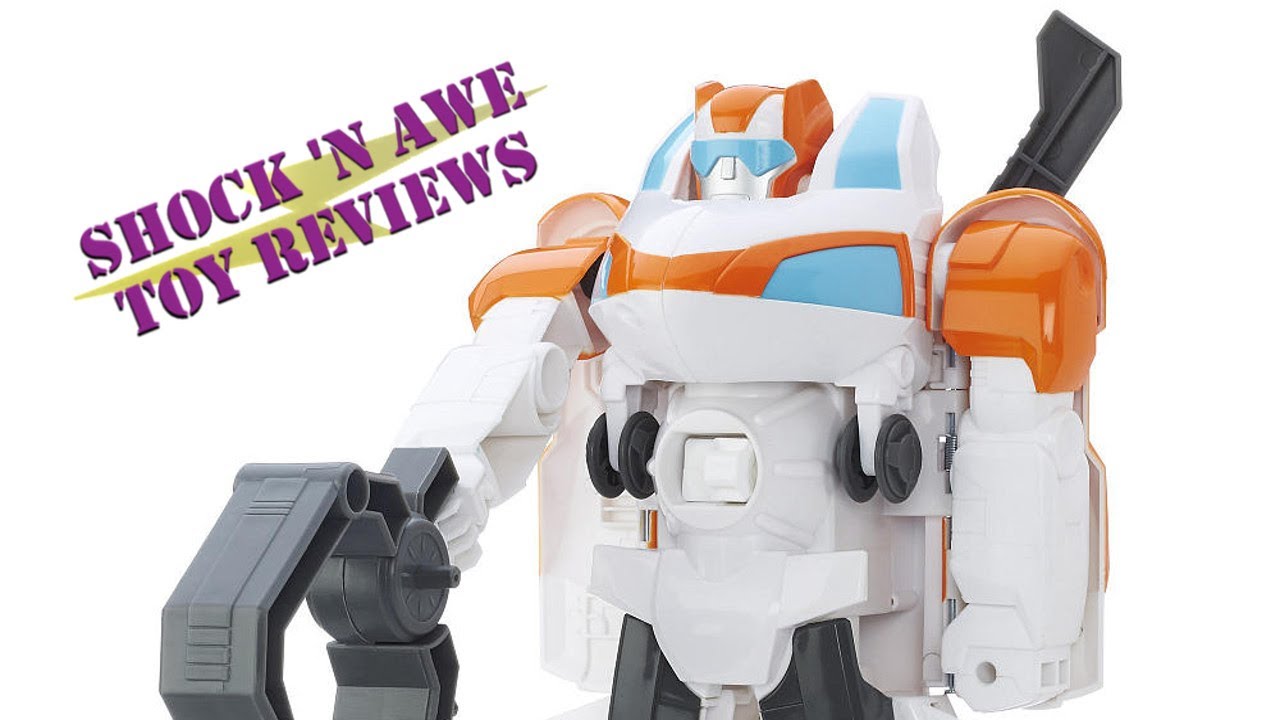Playskool Heroes Transformers Rescue Bots Copter Crane Blades Review - SHOCK 'N AWE TOY REVIEWS