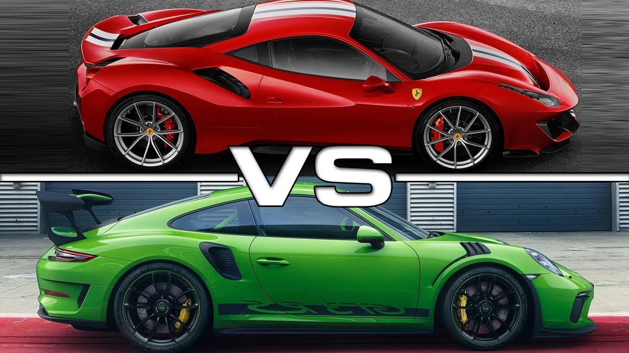 2019 Ferrari 488 Pista vs 2019 Porsche 911 GT3 RS