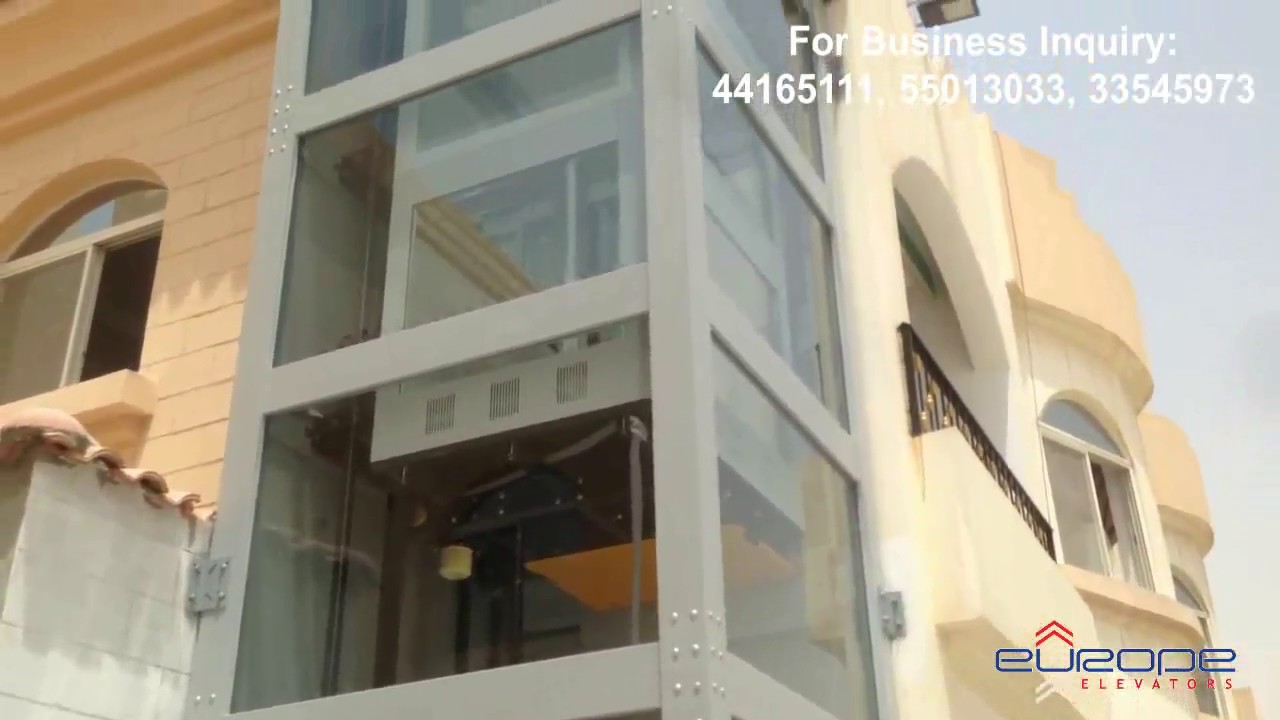 OutSide Lift   Steel Structured With Glass