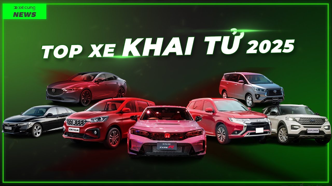Các mẫu xe bị KHAI TỬ trong năm 2025: Honda Accord, Mitsubishi Outlander, Ford Explorer...
