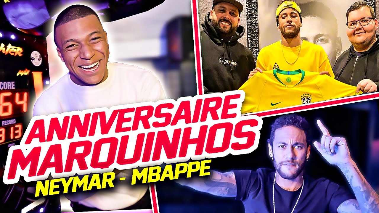 MBAPPE ET NEYMAR À L'ANNIVERSAIRE DE MARQUINHOS