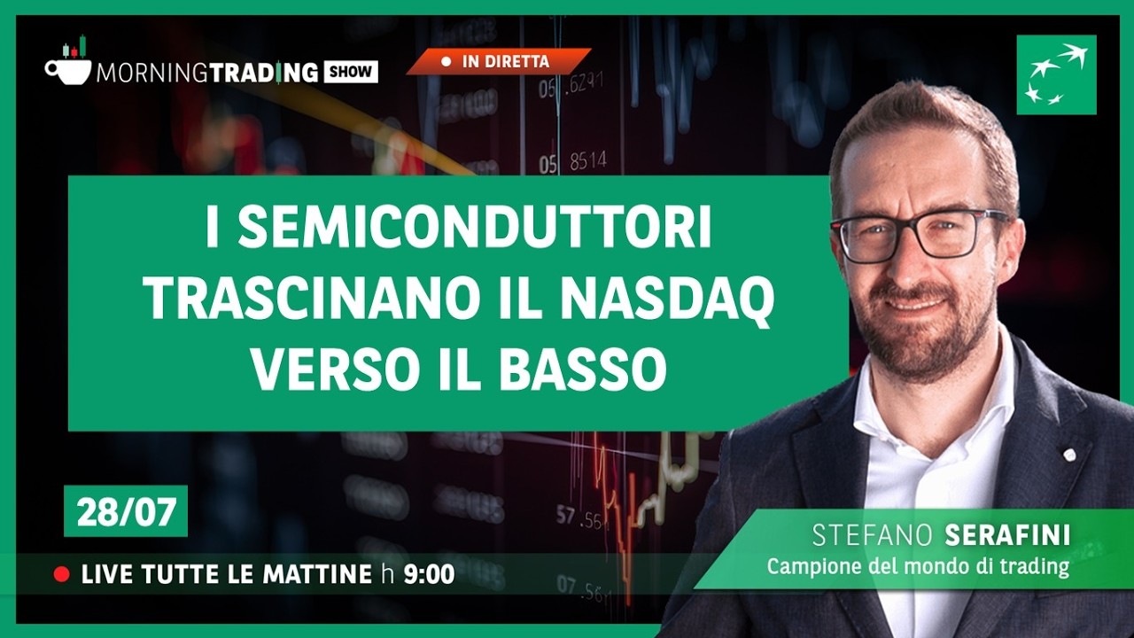 I semiconduttori trascinano il Nasdaq verso il basso - Morning Trading Show