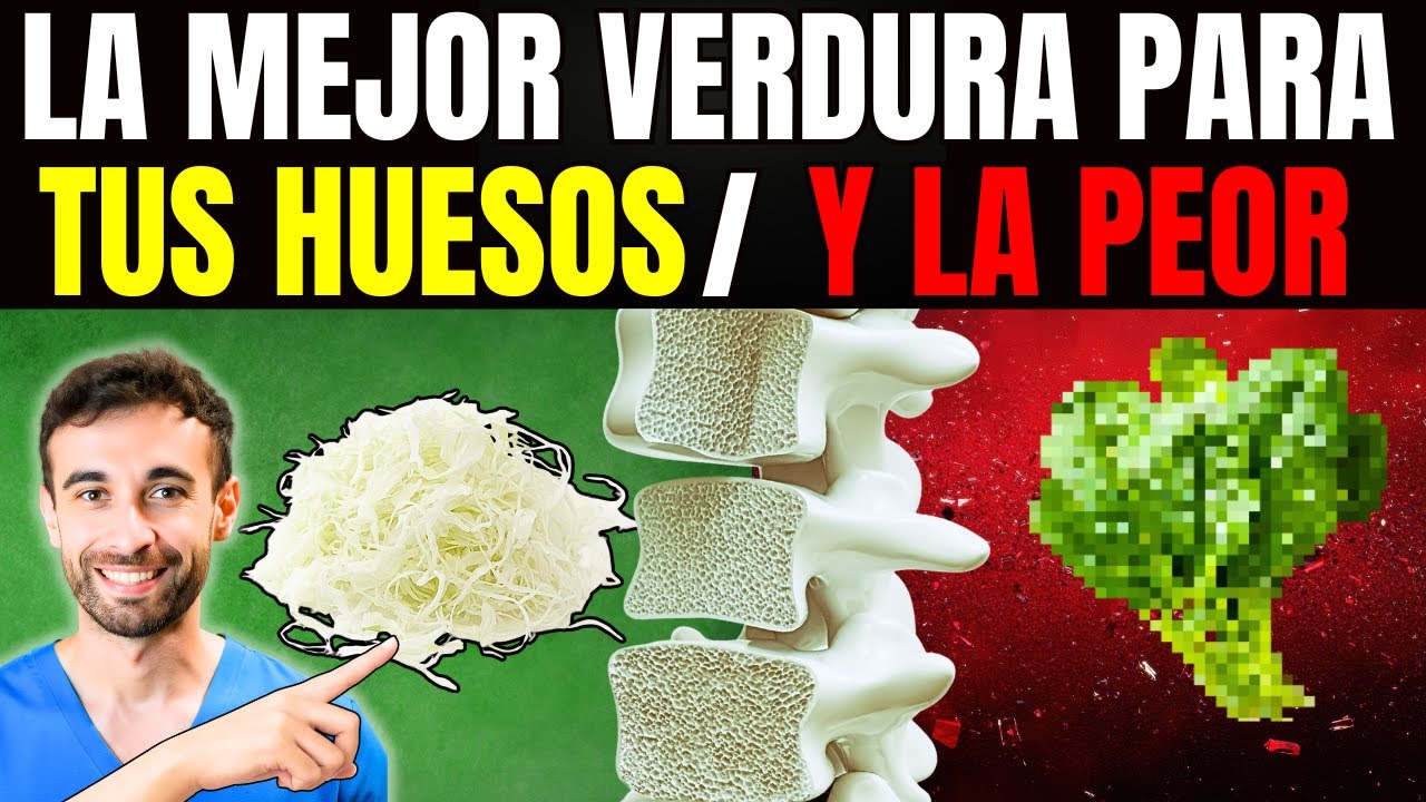 VERDURA #1 para tus HUESOS (y 4 PEORES Que Debes EVITAR)