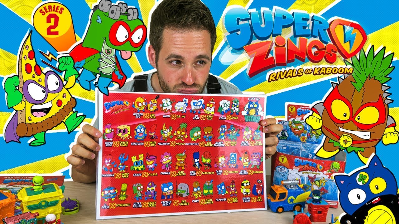IMAGINANDO SuperZings Series 2 | Mega UNBOXING SuperZings en Pe Toys