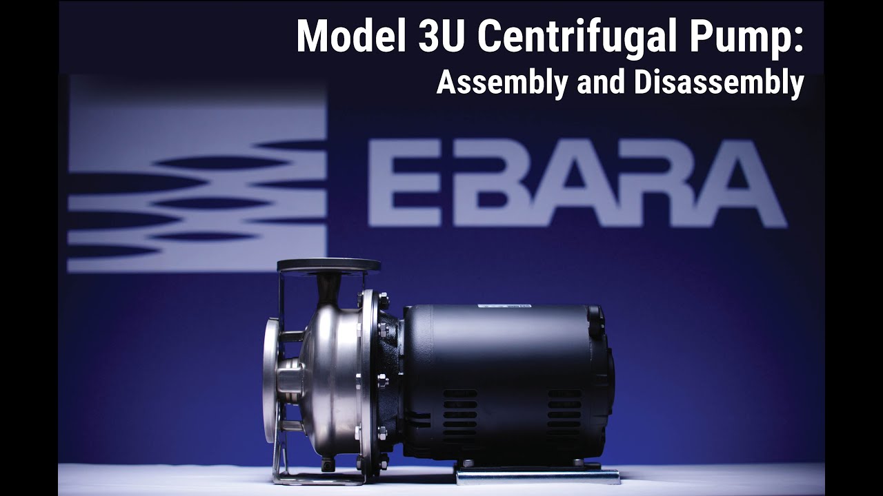 EBARA 3U Stainless Steel Centrifugal Pump: Assembly & Disassembly Guide
