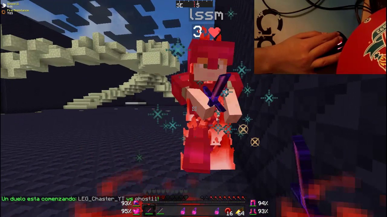 Minecraft-How I PvP + MouseCam ! And no heal potion using !