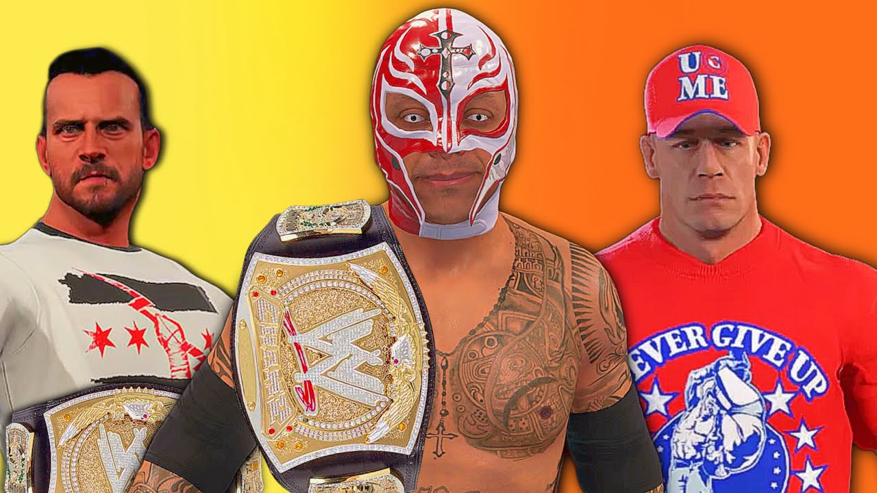 WWE 2K24 - What If Rey Mysterio NEVER Lost The WWE Championship in 2011?