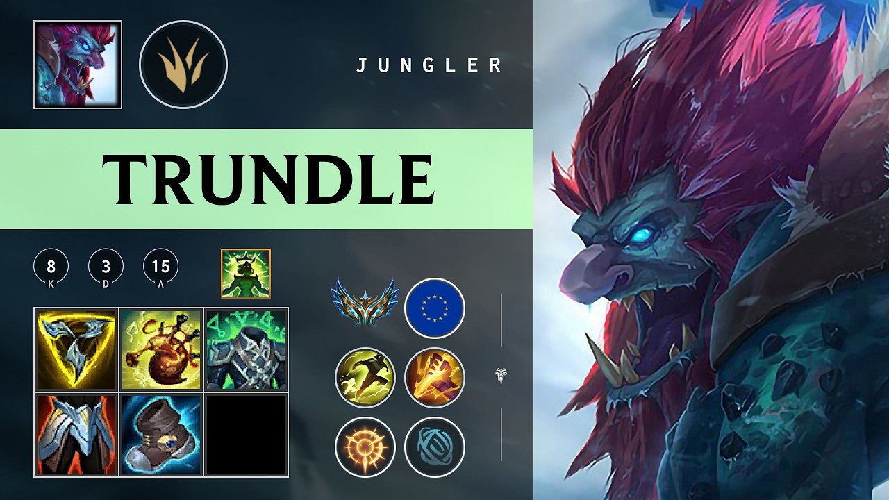 Trundle Jungle vs Diana - EUW Challenger Patch 26.04