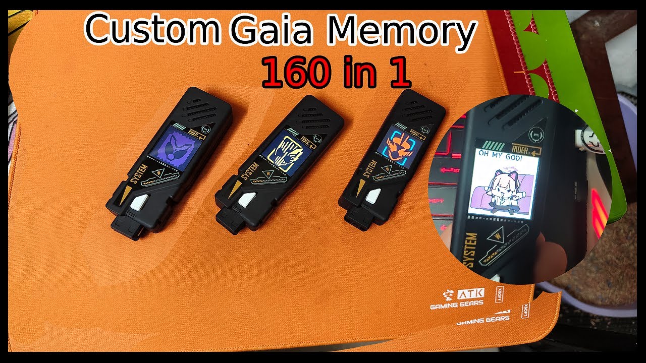 [Review/Hướng Dẫn/] Gaia Memory 160 in 1 Custom & Mod Thêm Rider theo ý thích ! phục các fap sư !!