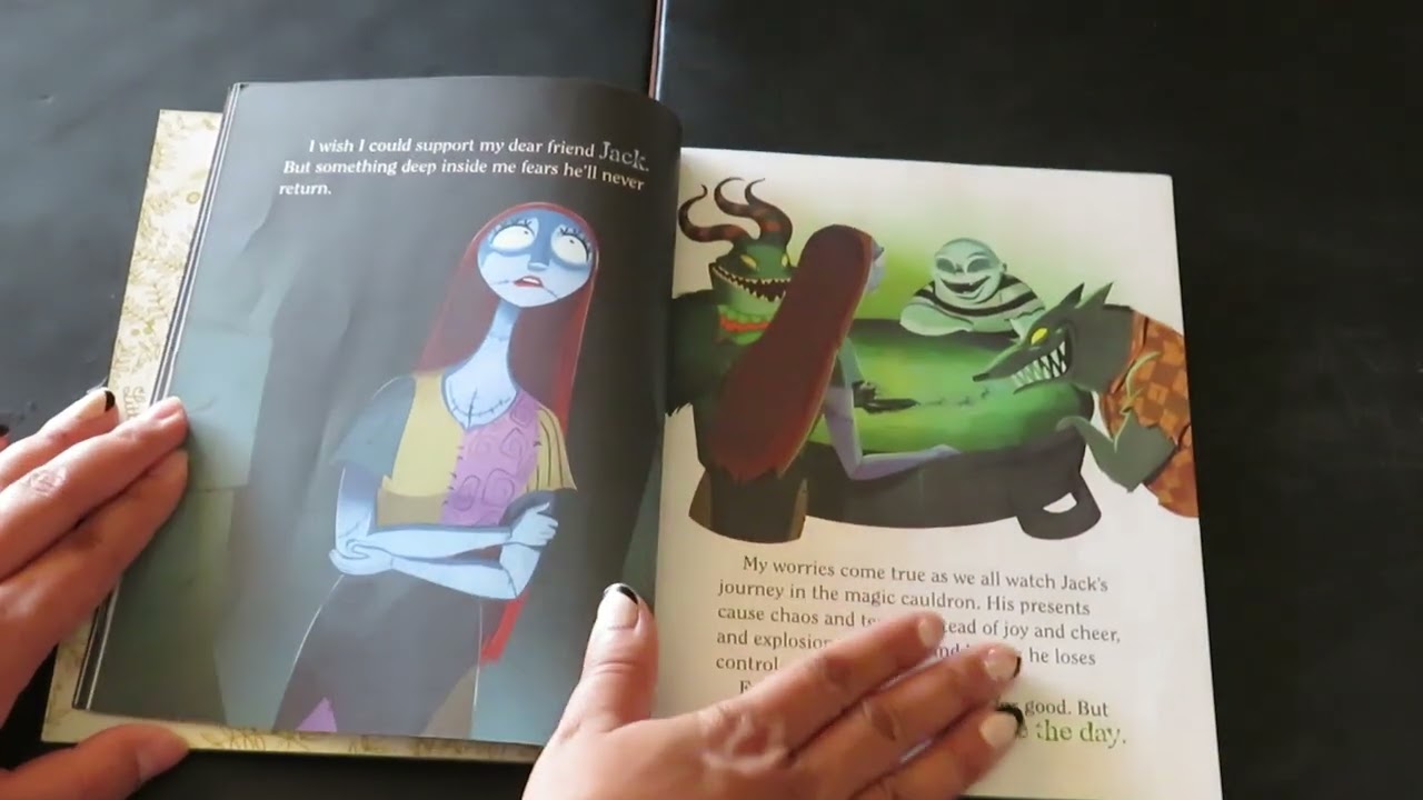 DISNEY TIM BURTON'S THE NIGHTMARE BEFORE CHRISTMAS I AM SALLY READ ALOUD