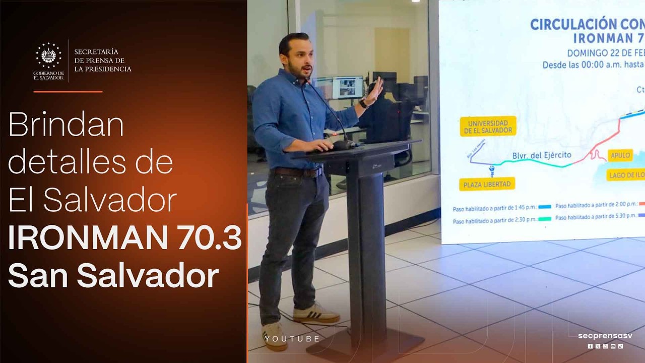 Gobierno del Presidente Bukele presenta dispositivo para El Salvador IRONMAN 70.3 San Salvador