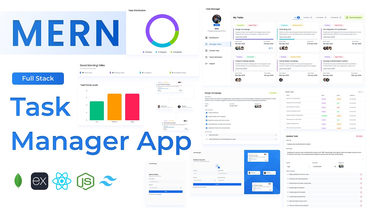 Build a Full-Stack MERN Task Manager | React, Node.js, MongoDB, Express | MERN Project
