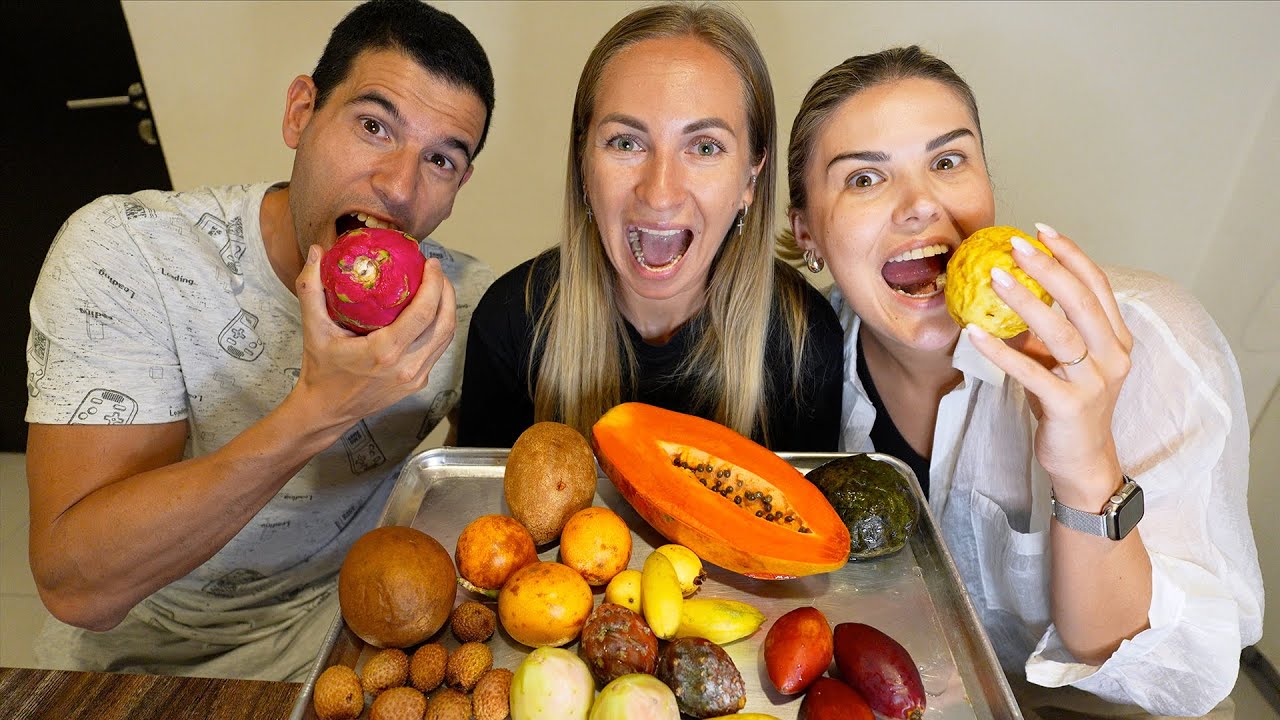 EXTRANJEROS PRUEBAN FRUTAS MEXICANAS EXÓTICAS por PRIMERA VEZ y QUEDAN IMPACTADOS 🇲🇽